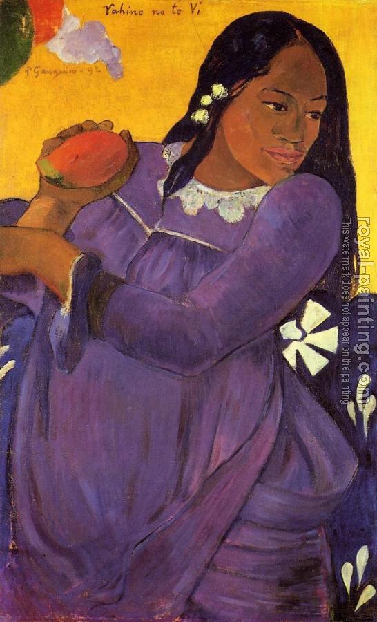 Paul Gauguin : Woman with a Mango